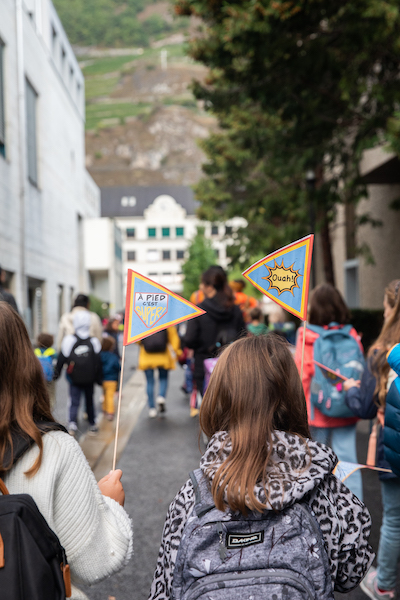 Journée à pied à l’école 2022 en Valais