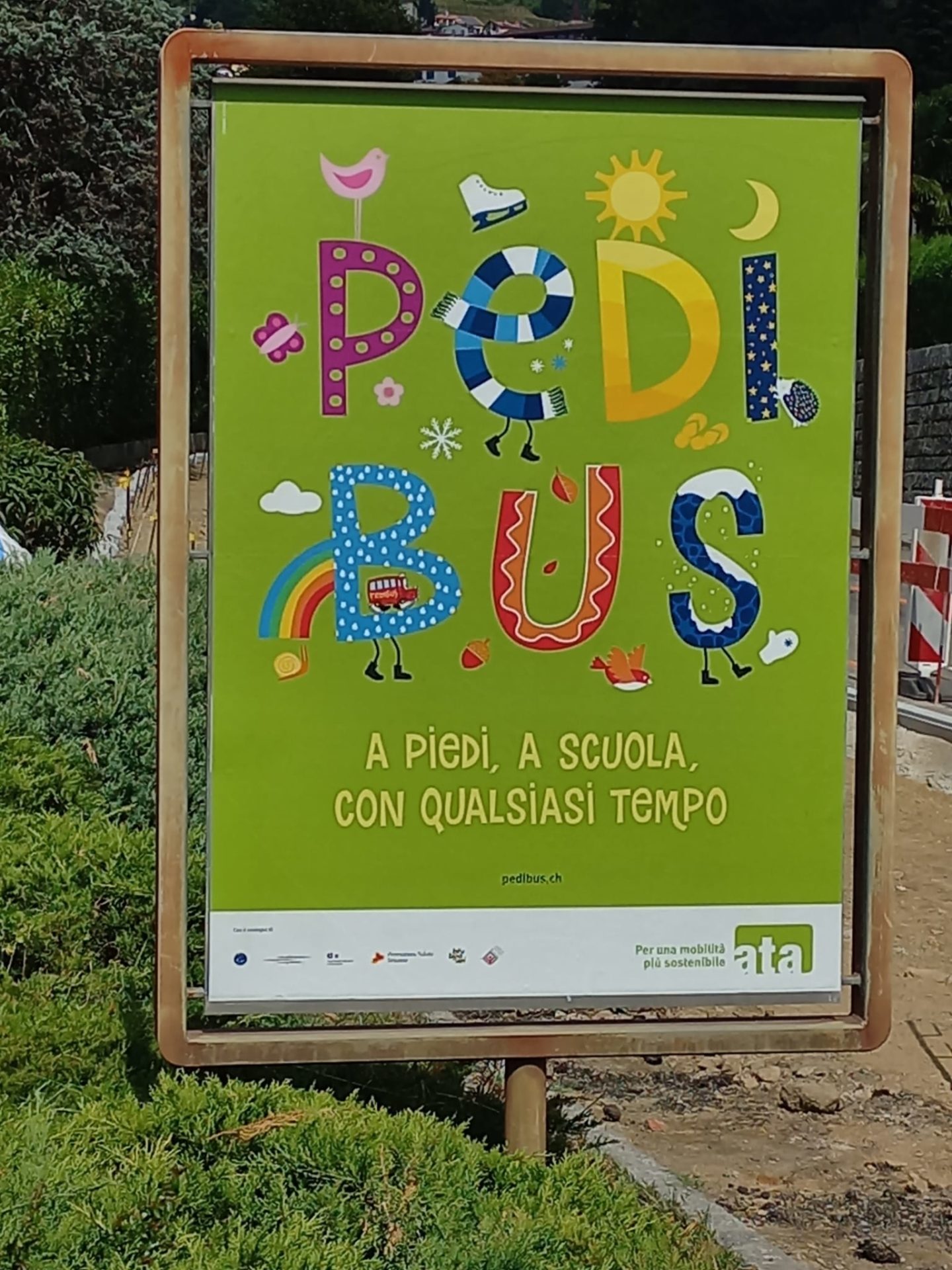 La nostra campagna per promuovere il Pedibus