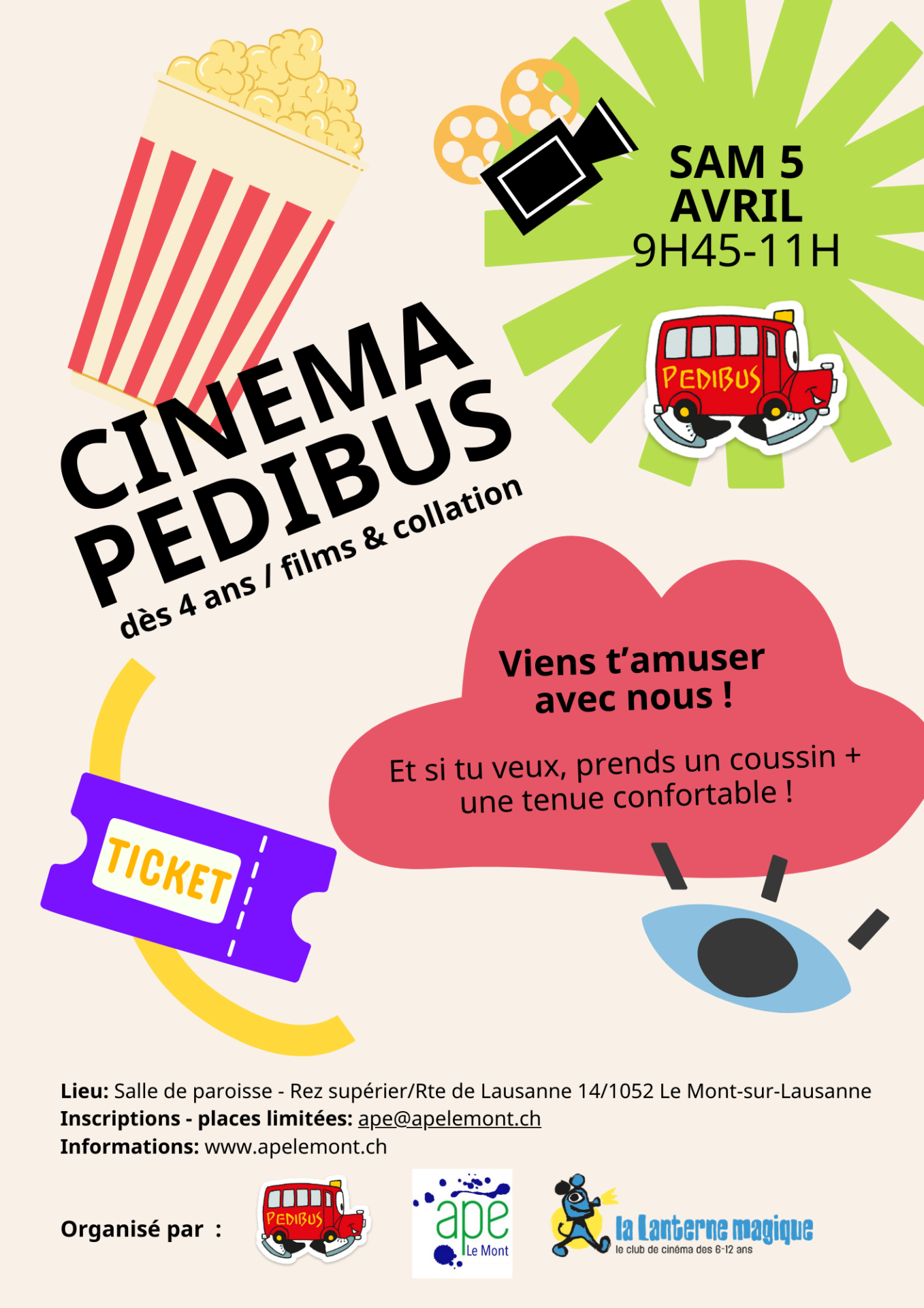 Pedibus re-fait son cinéma en 2025