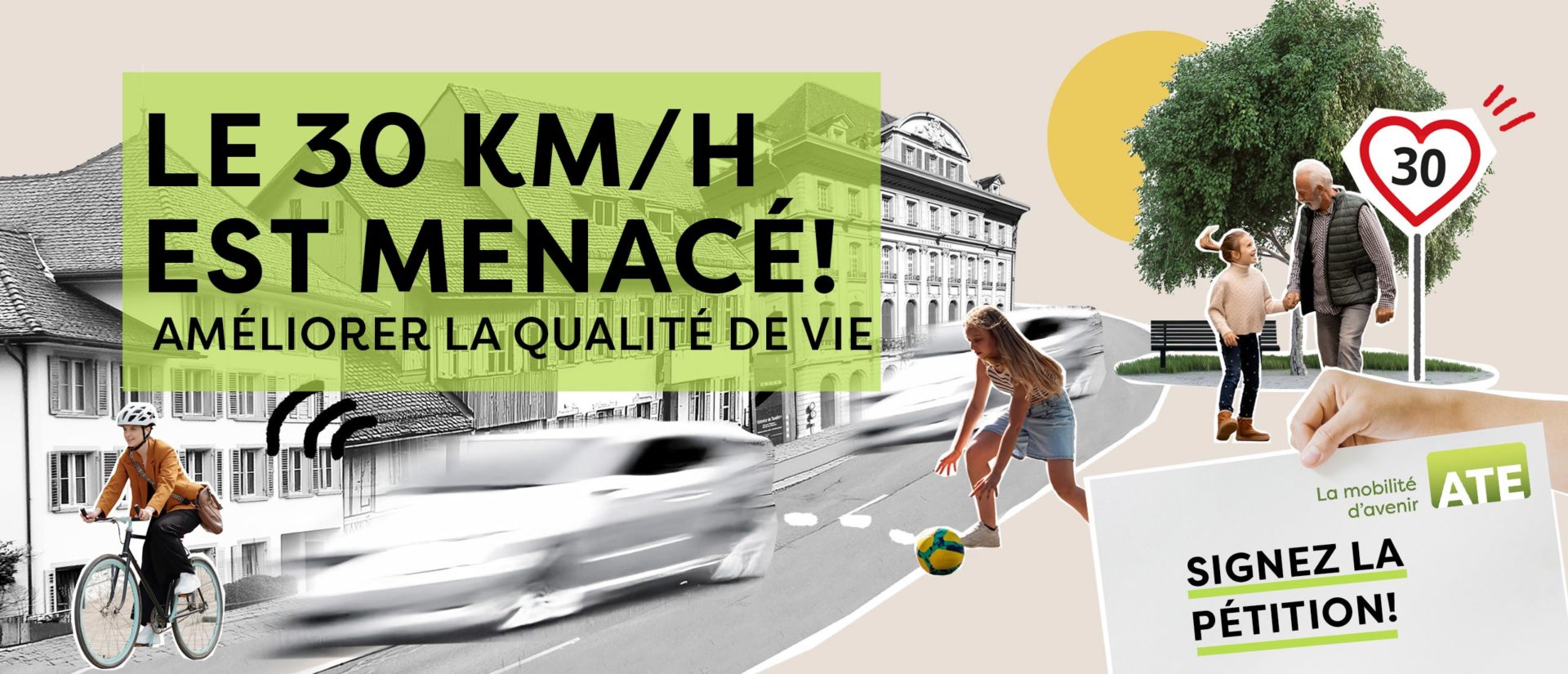 Le 30 km/h dans les localités est menacé