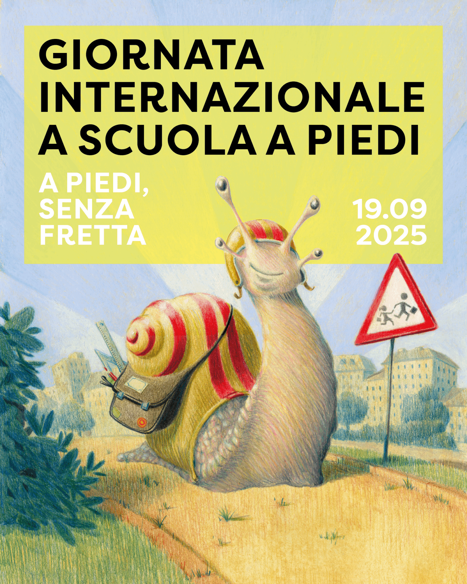 A piedi, senza fretta!