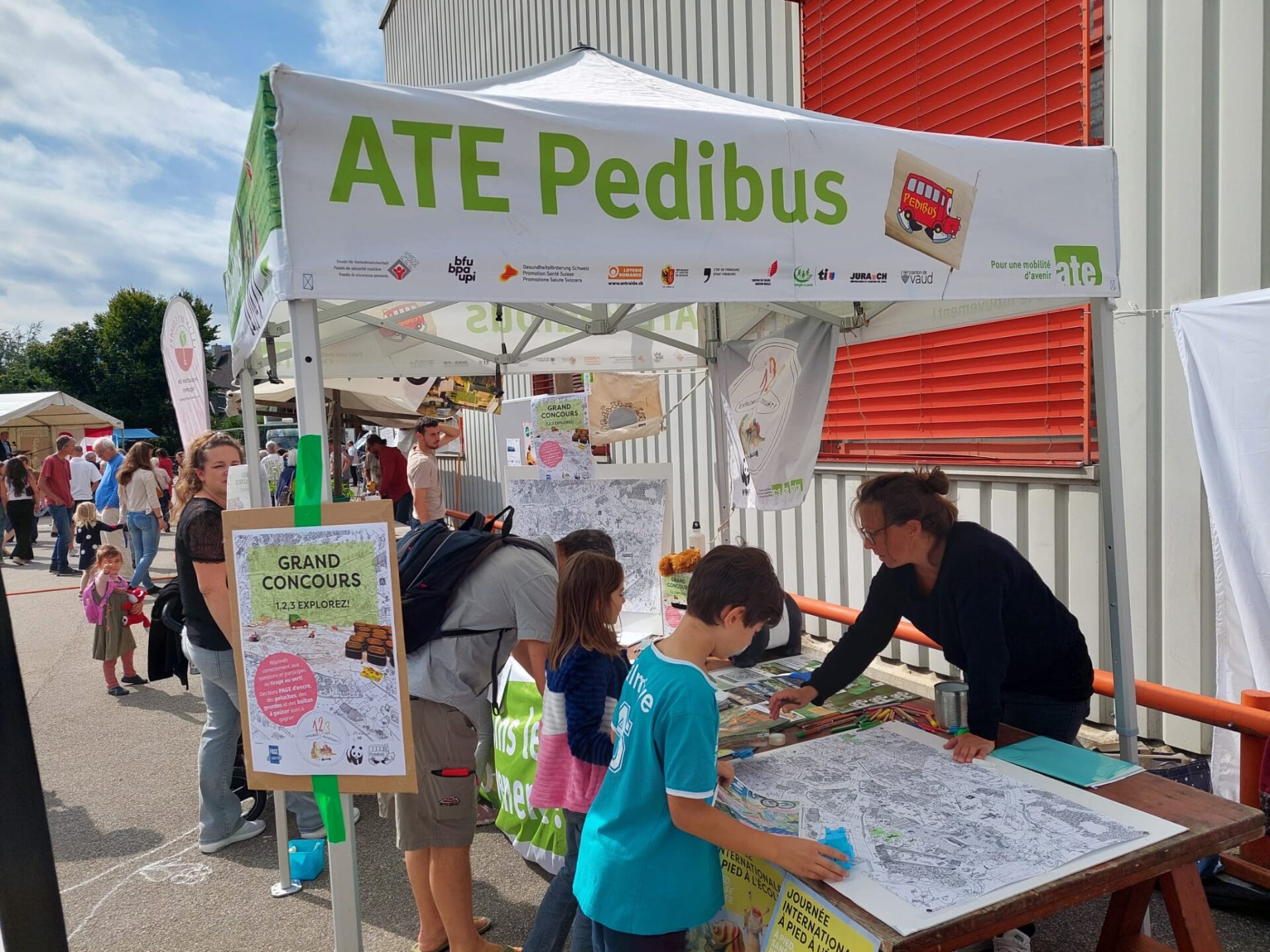 Le Pedibus à la Fête de la transition à Delémont : une journée riche en découvertes !